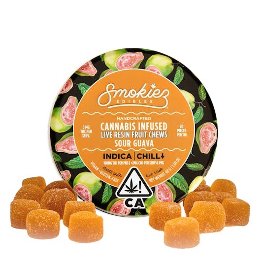 SOUR GUAVA LIVE RESIN FRUIT CHEWS [20 CT]