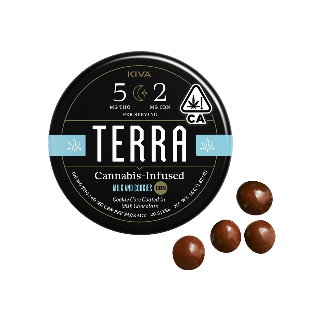 TERRA MILK AND COOKIES (5:2) CBN BITES [20 CT]