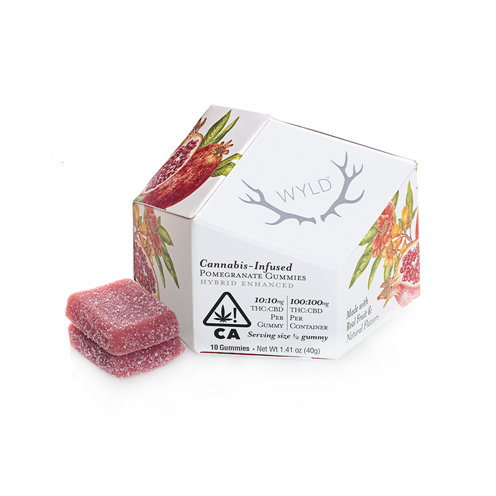 POMEGRANATE (1:1) CBD FRUIT GUMMIES [10 CT]