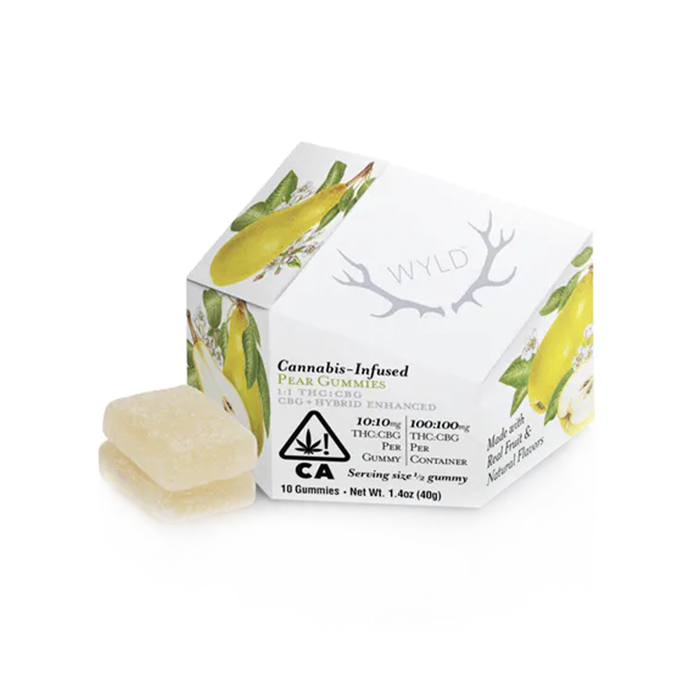 PEAR (1:1) CBG FRUIT GUMMIES [10 CT]
