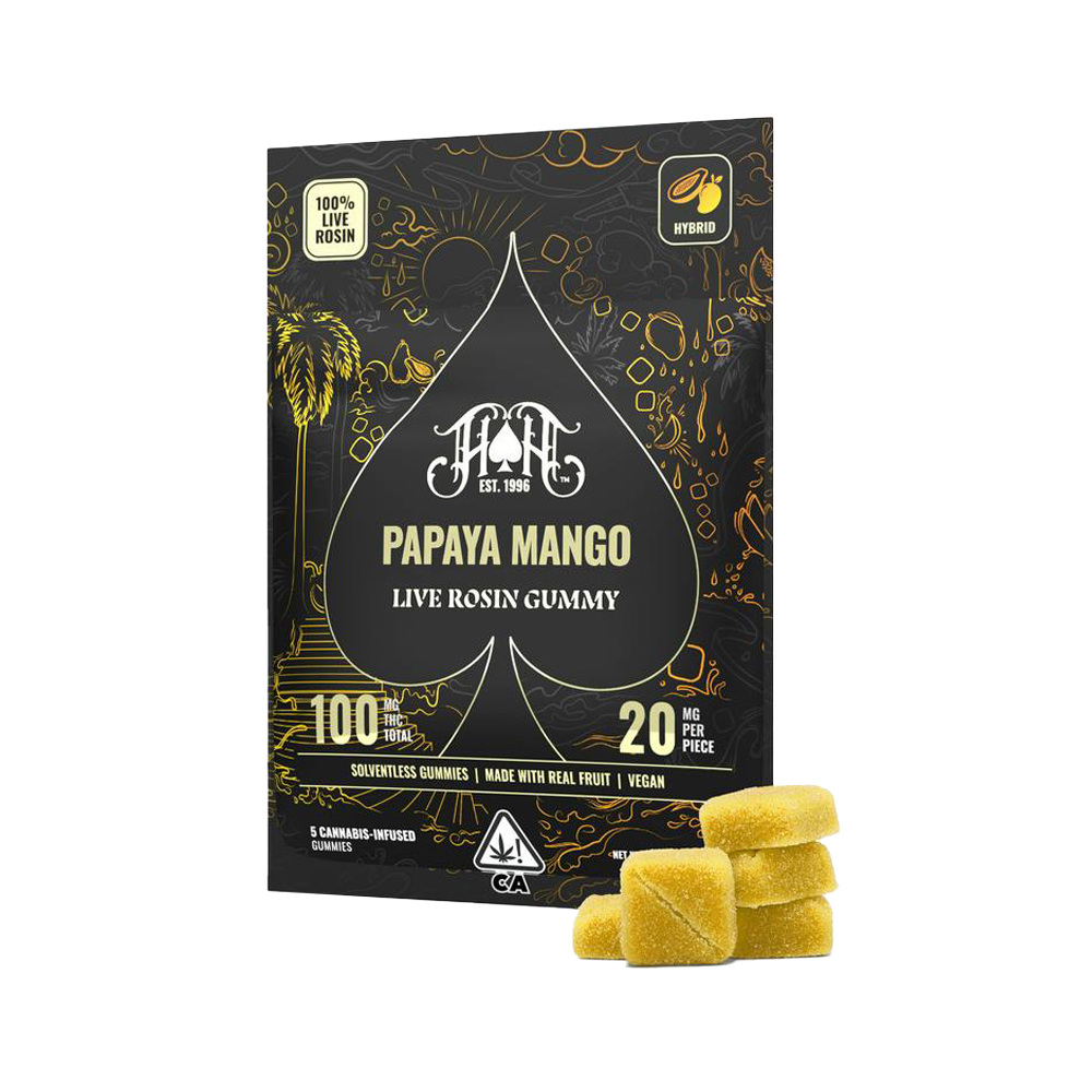 PAPAYA MANGO LIVE ROSIN GUMMIES [5 CT]