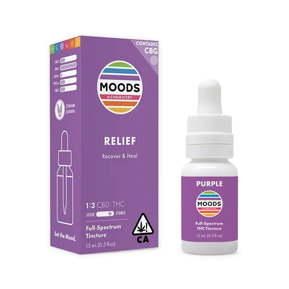 MOODS PURPLE (1:3) THC TINCTURE [15 ML]