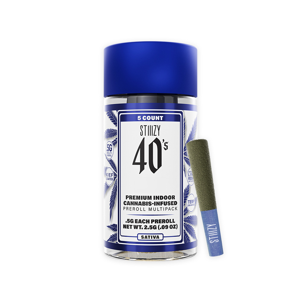 SOUR DIESEL 40'S INFUSED PRE-ROLL 5-PACK [2.5 G]