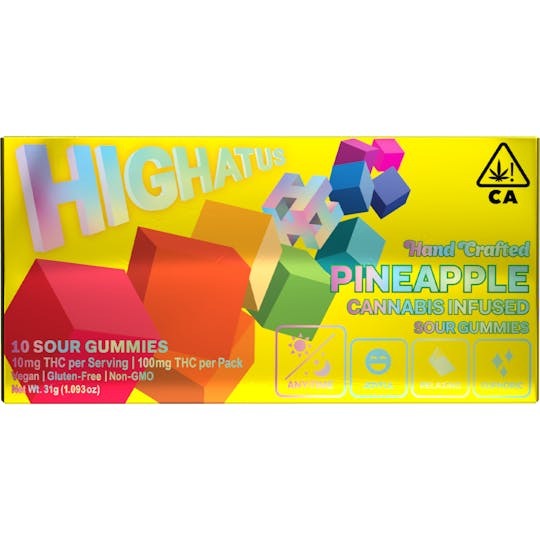 PINEAPPLE SOUR GUMMIES [10 CT]