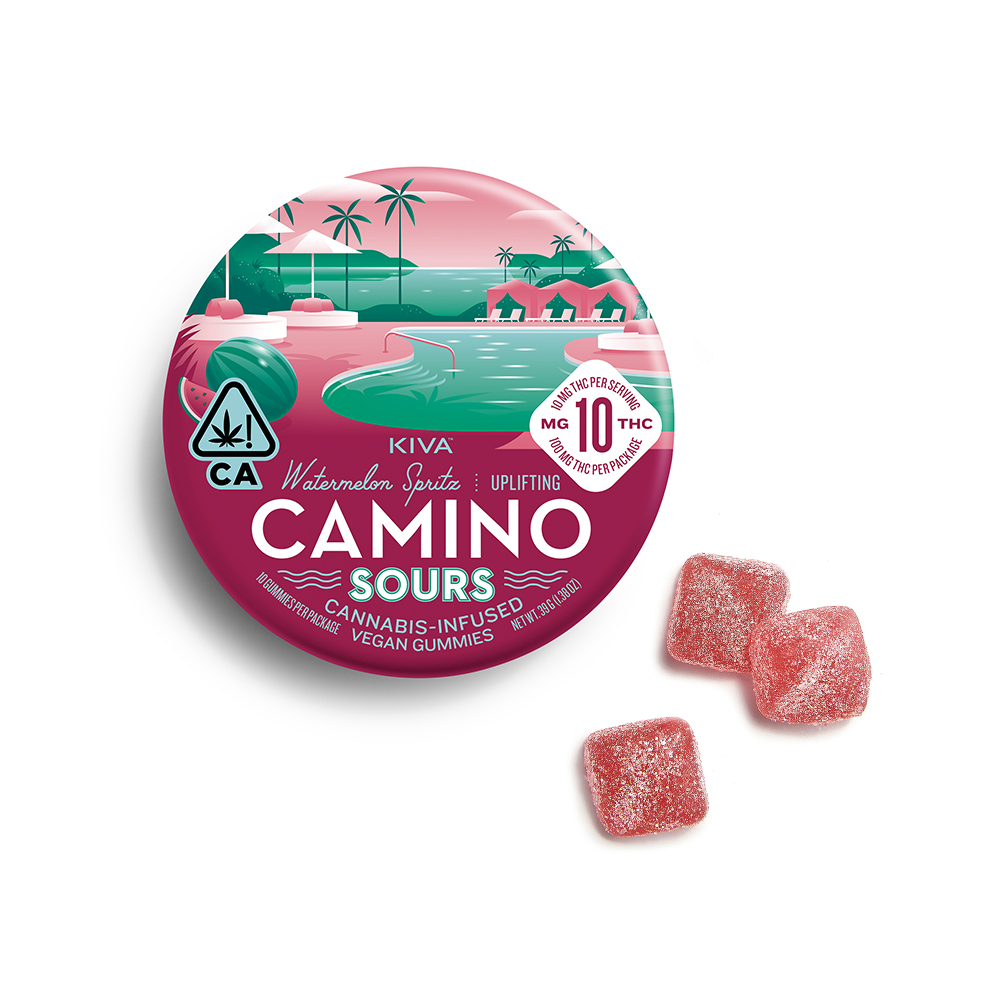 CAMINO SOURS WATERMELON SPRITZ GUMMIES [10 CT]
