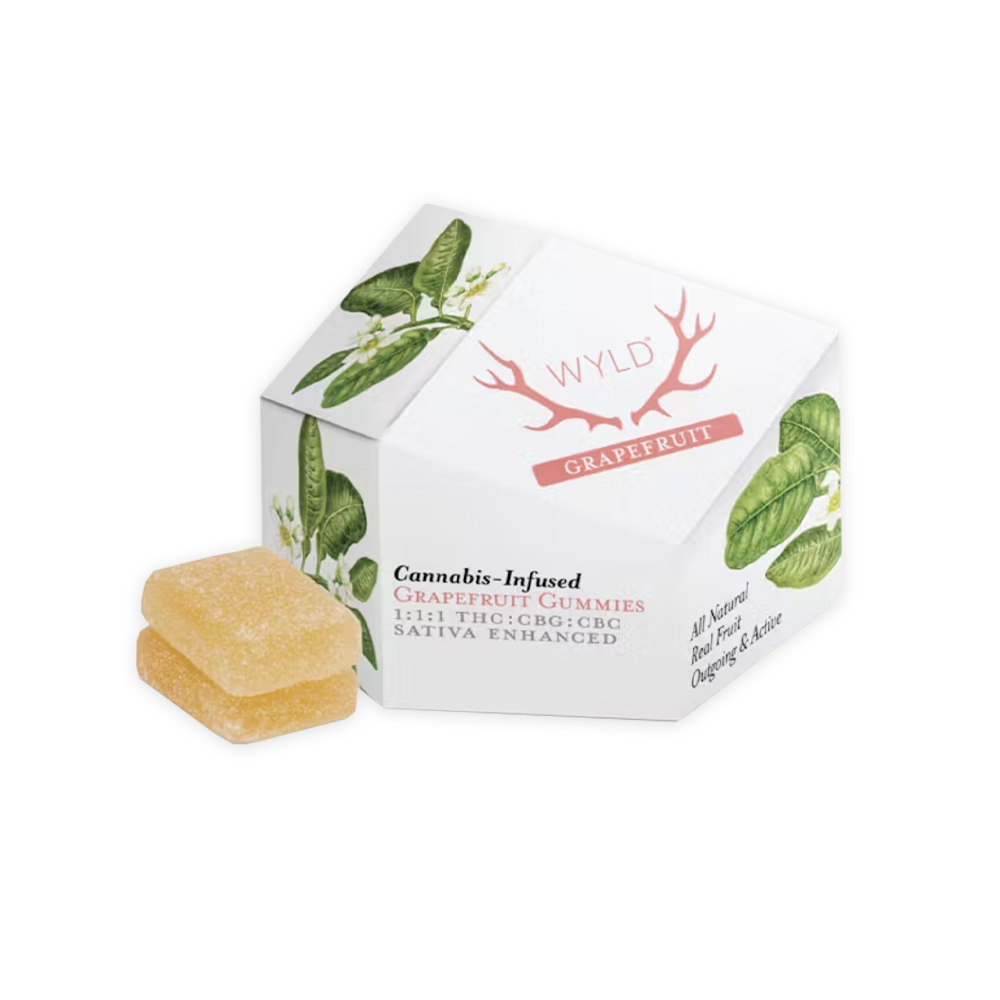 GRAPEFRUIT (1:1:1) CBG/CBC FRUIT GUMMIES [10 CT]