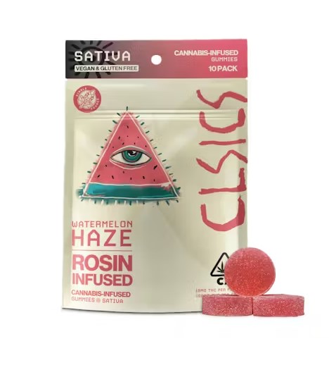 WATERMELON HAZE LIVE ROSIN GUMMIES [10 CT]