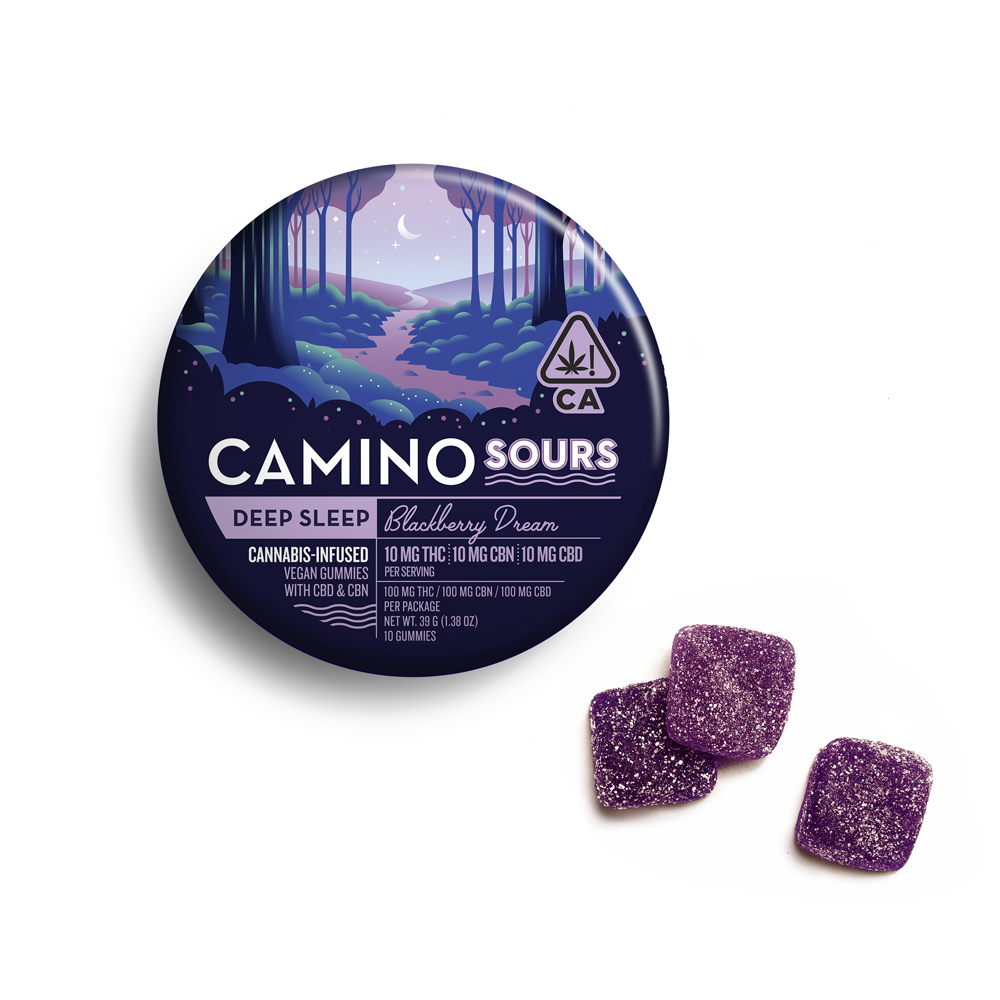 CAMINO SOURS BLACKBERRY (1:1:1) CBN GUMMIES [10 CT]