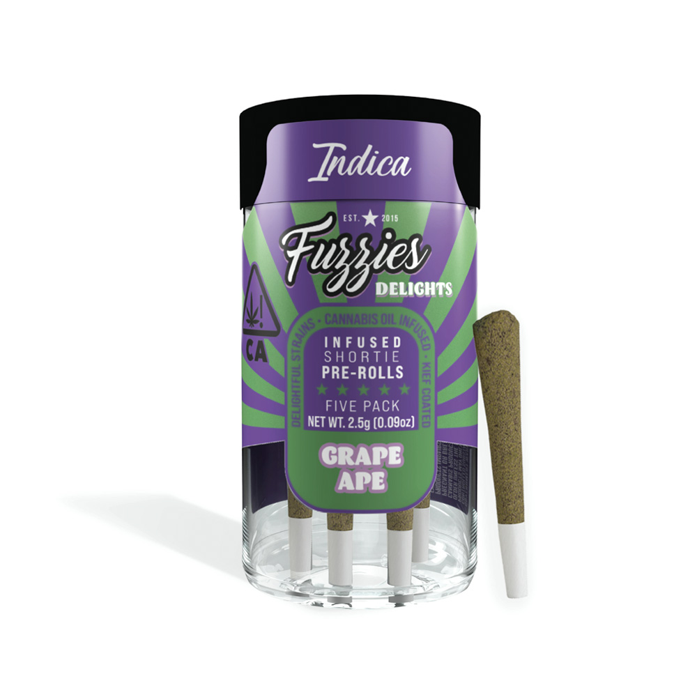GRAPE APE DELIGHTS INFUSED PRE-ROLL 5-PACK [2.5 G]