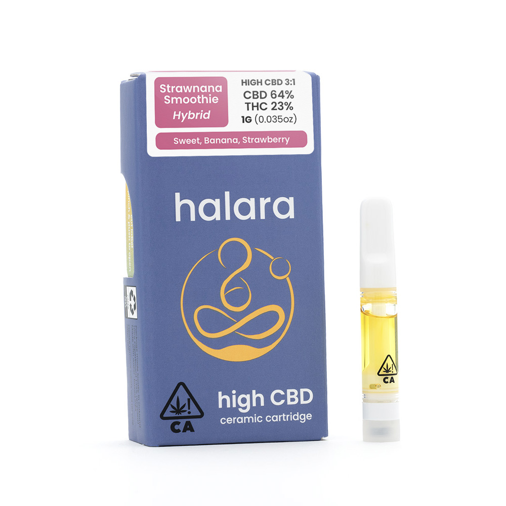 STRAWNANA SMOOTHIE HIGH CBD CARTRIDGE [1 G]