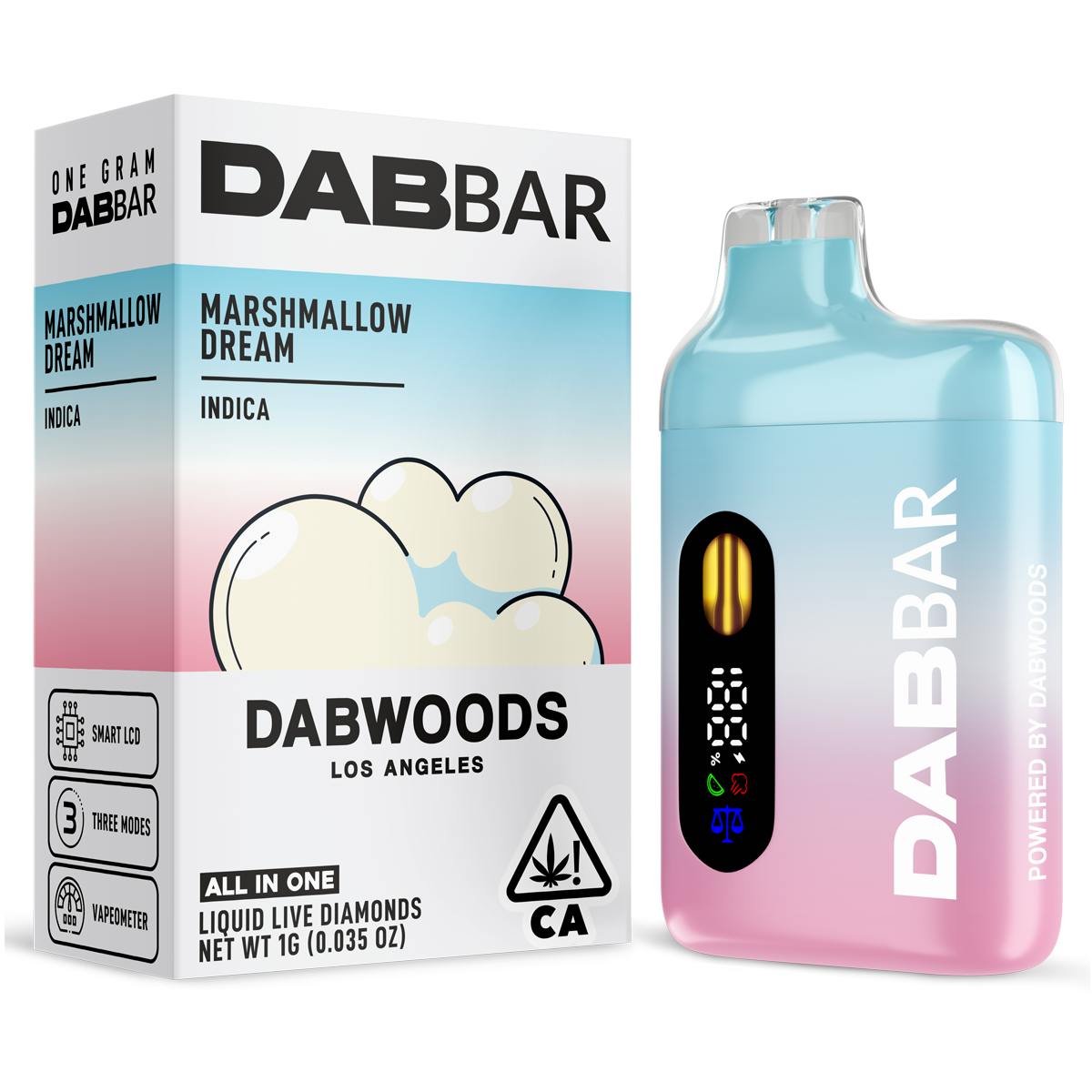 MARSHMALLOW DREAM - 1G DAB BAR - LIQUID LIVE DIAMONDS