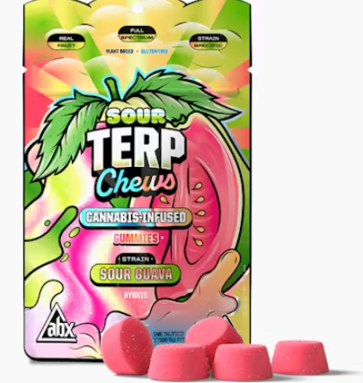 SOUR GUAVA GUMMIES 100MG
