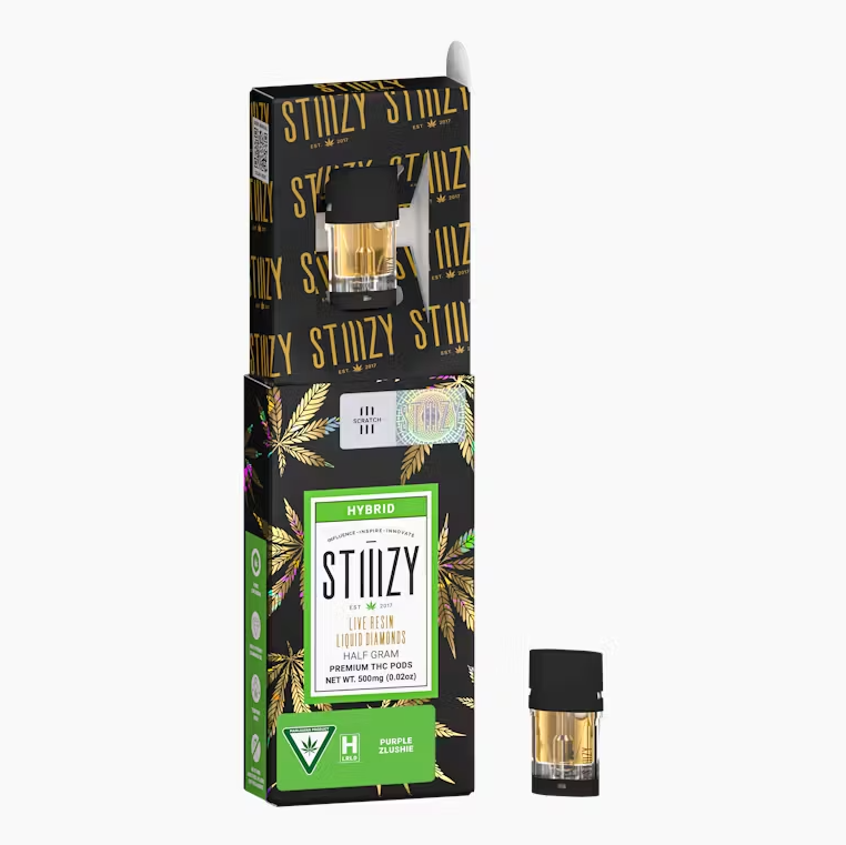 PURPLE ZLUSHIE LIVE RESIN LIQUID DIAMONDS POD .5G