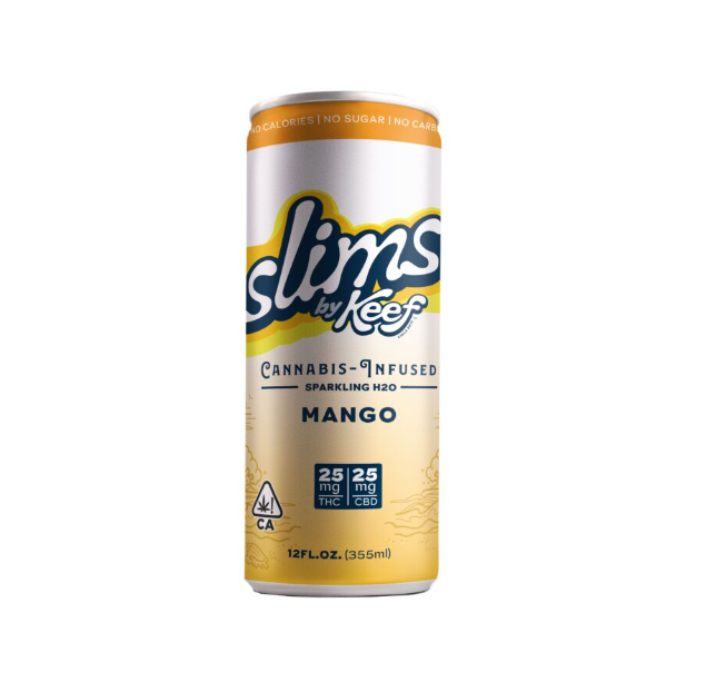 25:25 MANGO CBD SPARKLING WATER 12 fl-oz. 25mg