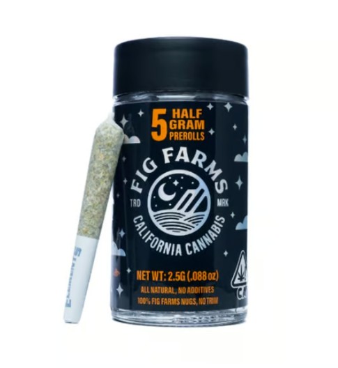 DONUT SHOP PREROLLS 5 PACK 2.5G