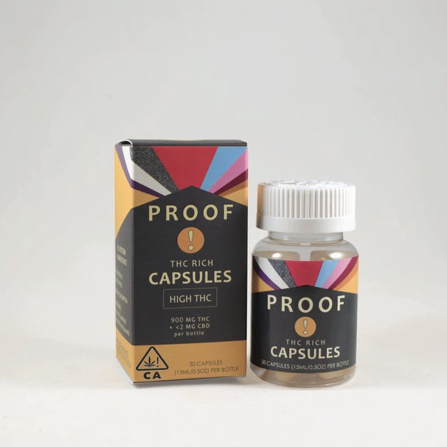 HIGH THC CAPSULES 30 PACK 1000MG