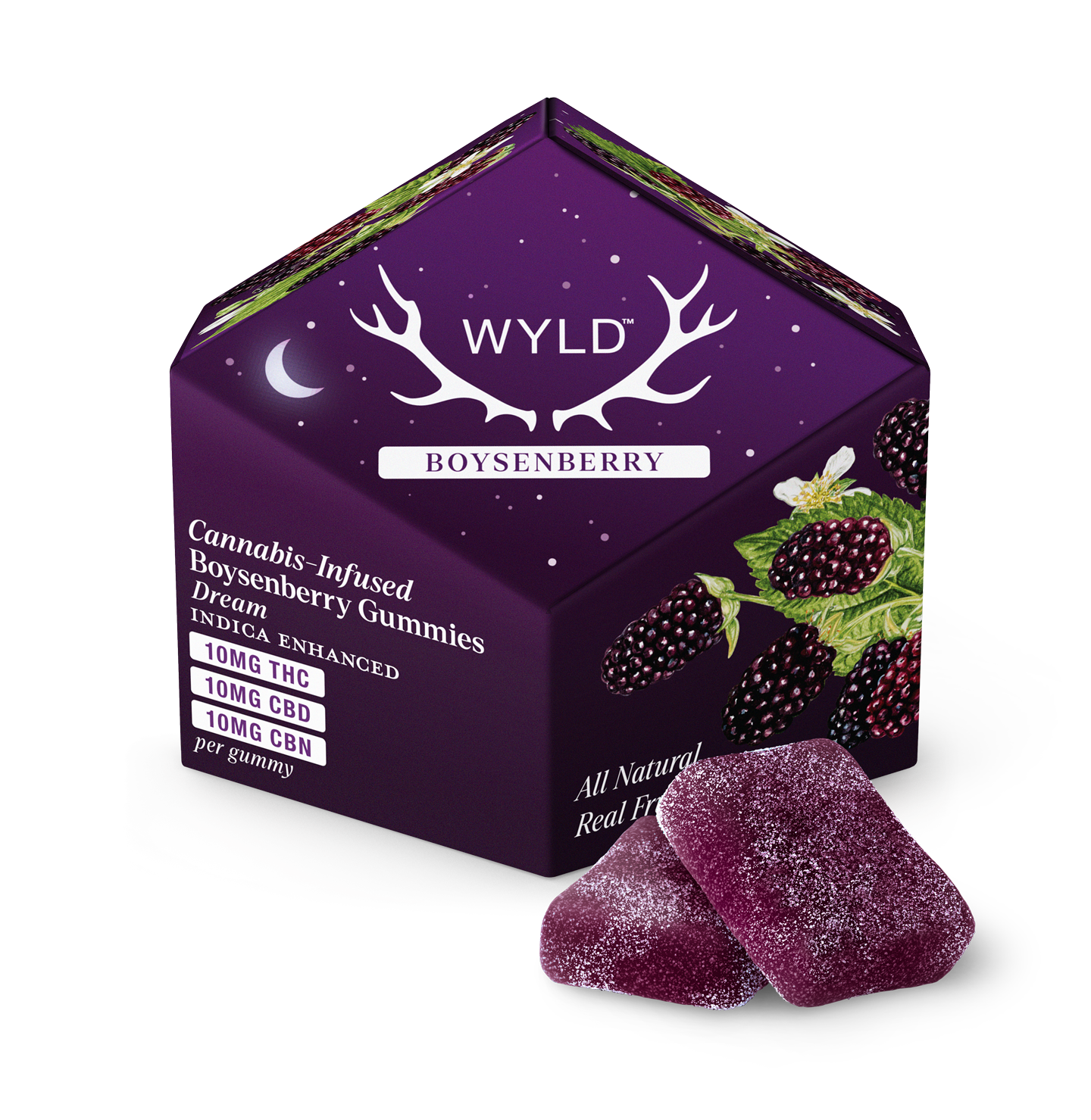 1:1:1 BOYSENBERRY CBN GUMMIES 10 PACK 100MG