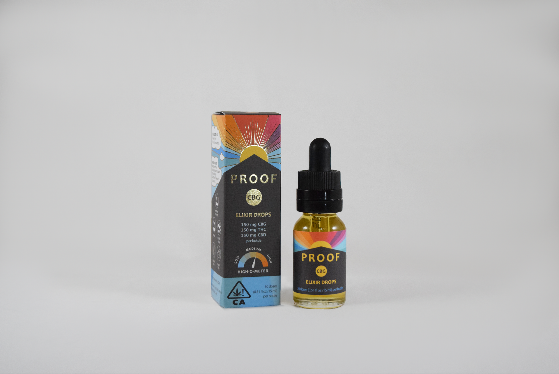 1:1:1 CBG:CBD:THC TINCTURE 150MG 15ML