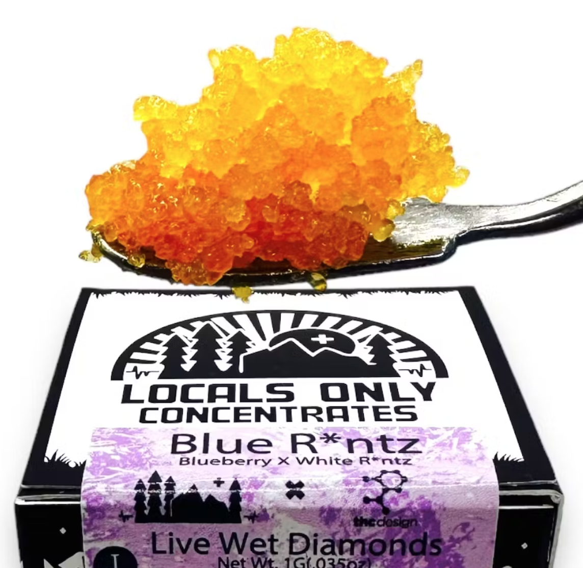 BLUE R*NTZ LIVE WET DIAMONDS 1G