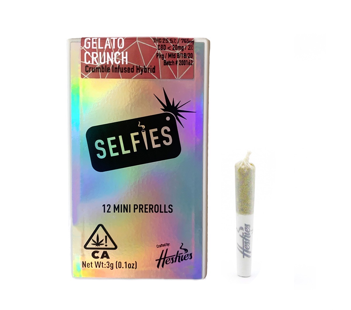 GELATO CRUNCH INFUSED PREROLL 12 PACK 3G