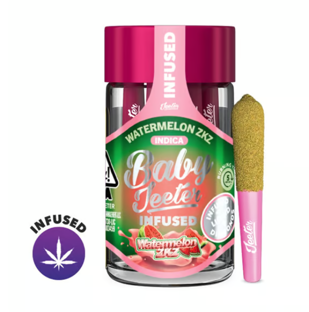 WATERMELON ZKZ INFUSED BABY PREROLL 2.5G 5/PK