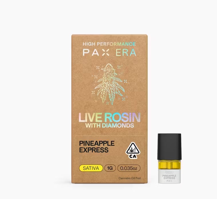PINEAPPLE EXPRESS LIVE ROSIN PAX POD 1G