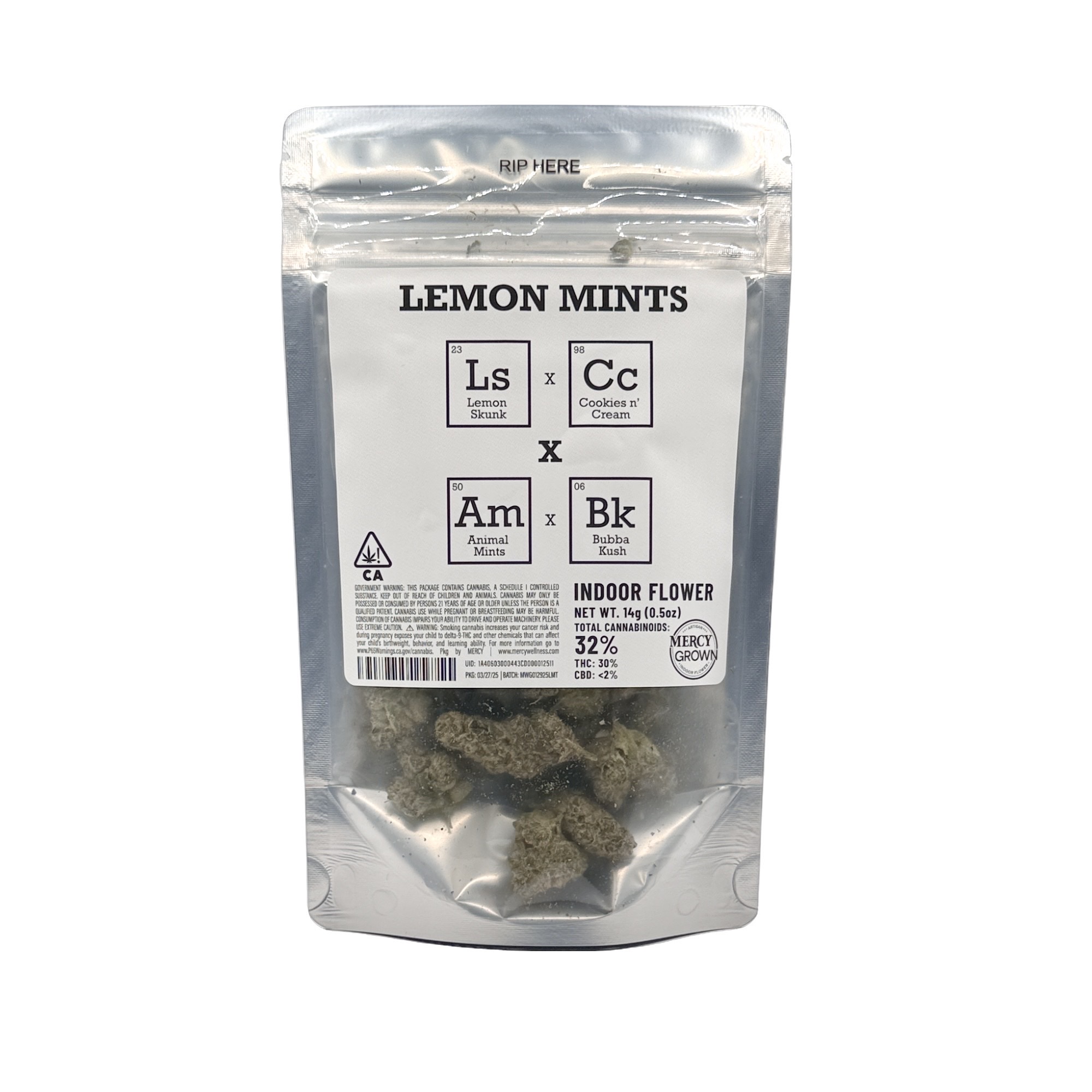 LEMON MINTS - HALF OUNCE