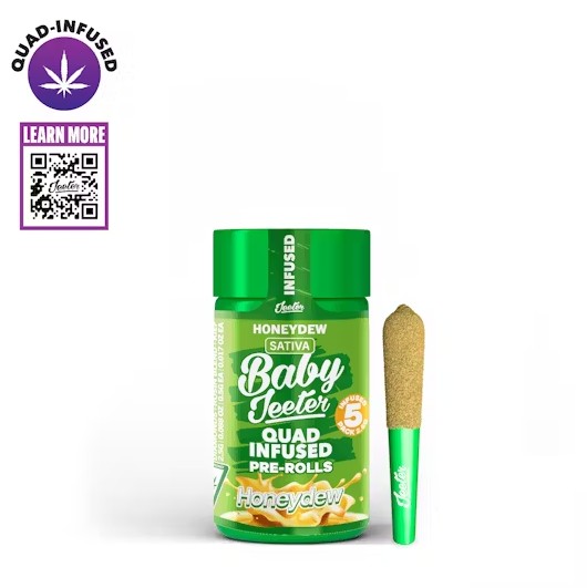 HONEYDEW BABY QUAD-INFUSED PREROLL 5 PACK 2.5G