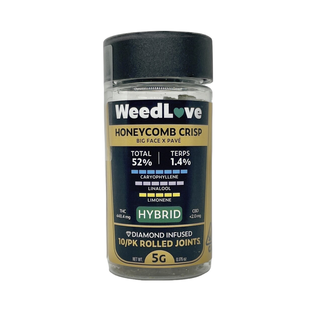 HONEYCOMB CRISP INFUSED PREROLLS 10 PACK 5G
