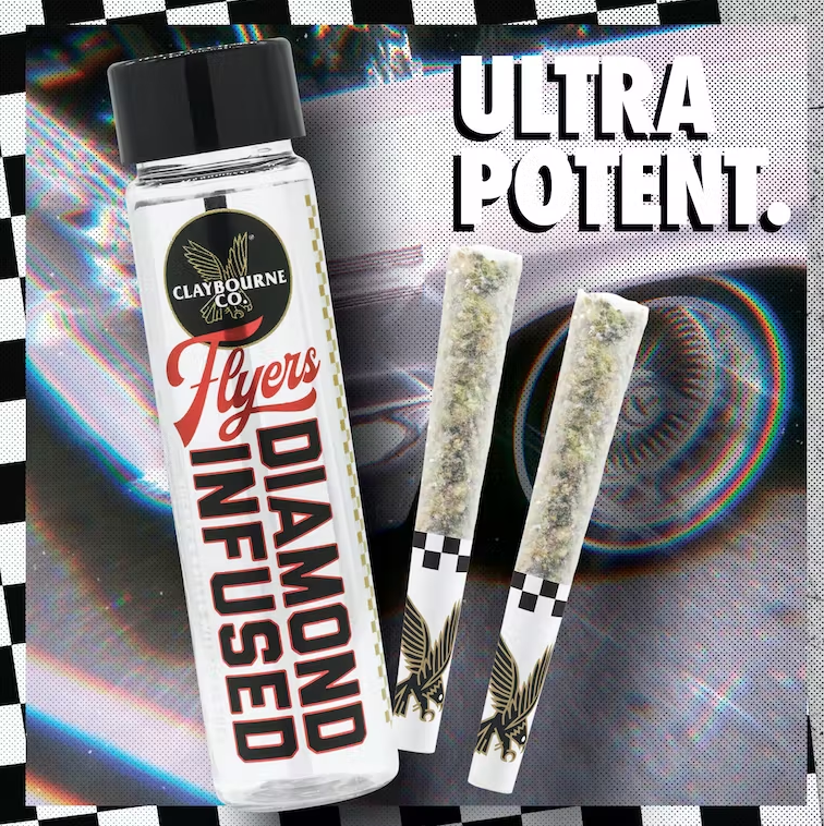 BLUE DREAM DIAMOND INFUSED PREROLLS 1G 2/PK