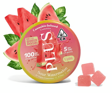SOUR WATERMELON GUMMIES 100MG