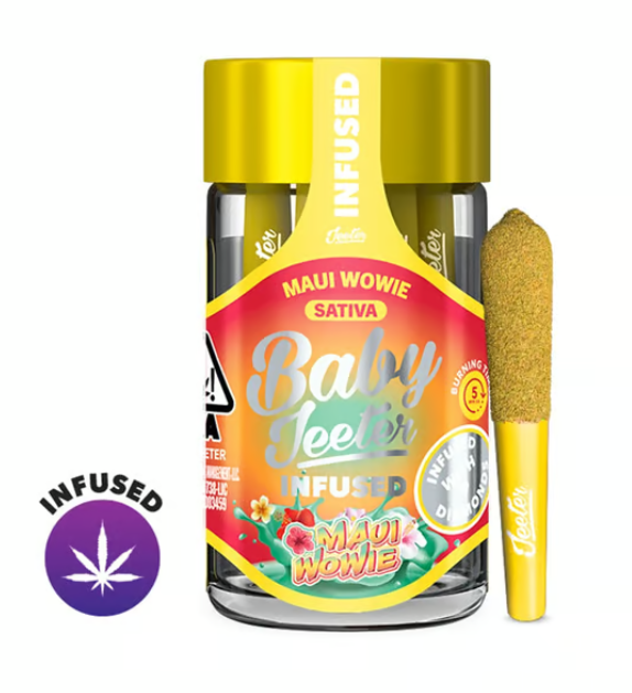 MAUI WOWIE INFUSED BABY PREROLLS 2.5G 5/PK