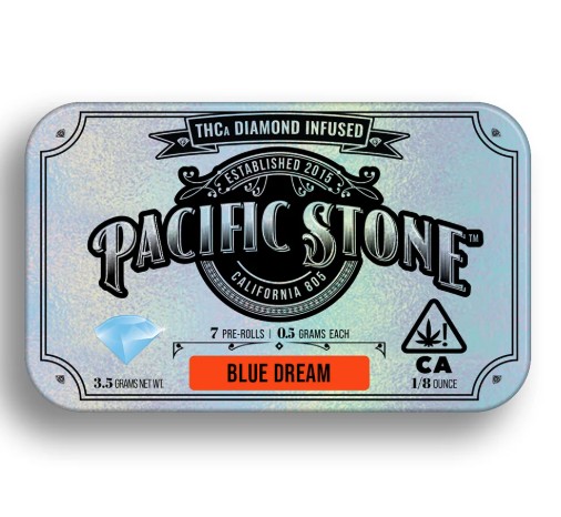 BLUE DREAM DIAMOND INFUSED PREROLLS 7 PACK 3.5G