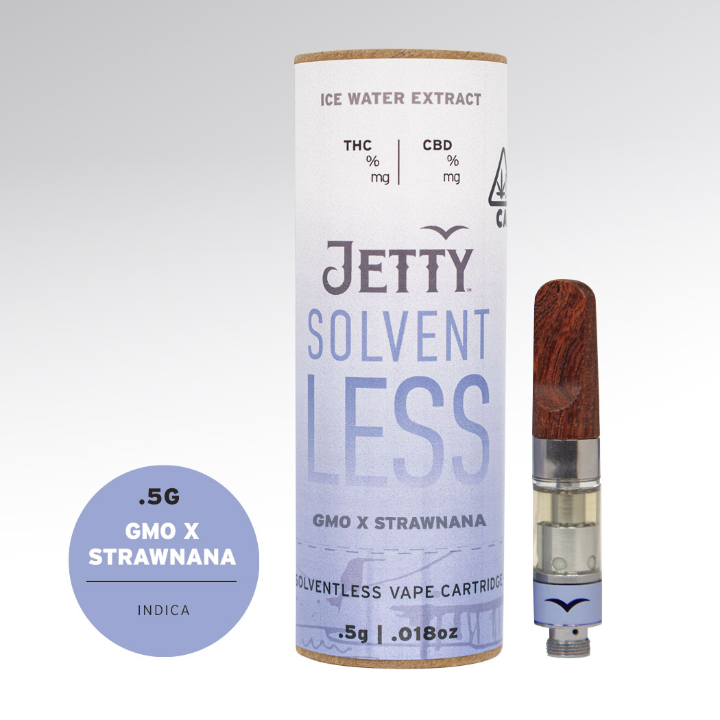GMO X STRAWNANA SOLVENTLESS CART .5G