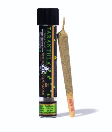 AFRICAN QUEEN GREEN TARANTULA INFUSED PREROLL 1.2G