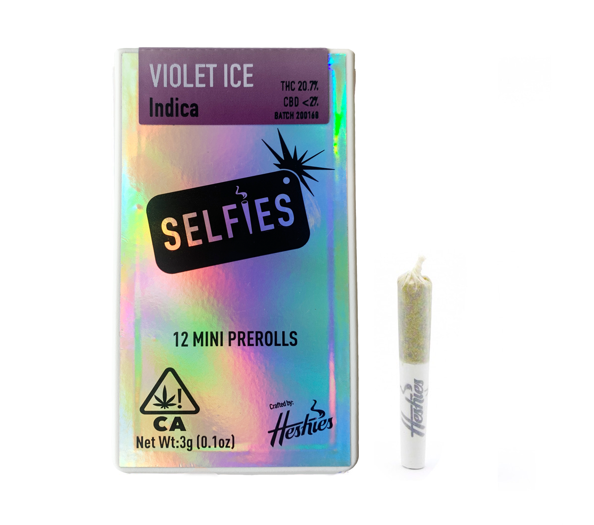 VIOLET ICE PREROLL 12 PACK 3G