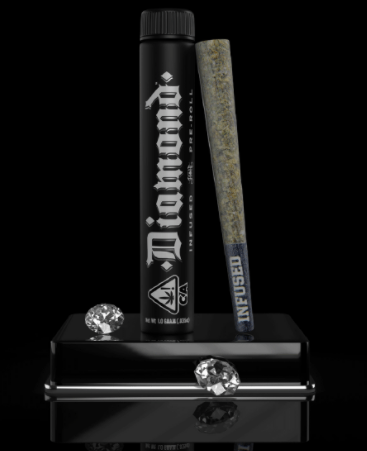STRAWBERRY CHEMDAWG DIAMOND INFUSED PREROLL 1G