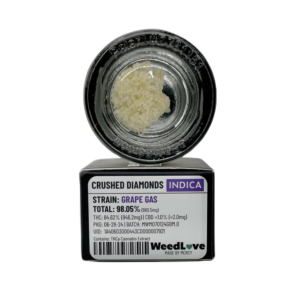 GRAPE GAS CRUSHED DIAMONDS 1G