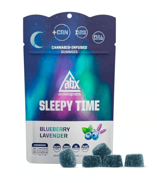 BLUEBERRY LAVENDER SLEEPYTIME CBN GUMMIES 20 PACK 100MG
