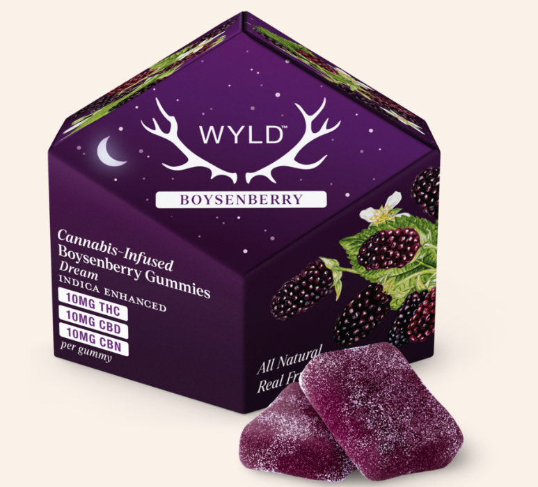 1:1:1 BOYSENBERRY CBN GUMMIES 10 PACK 100MG