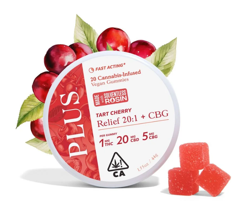 20:1 TART CHERRY CBG GUMMIES 20 PACK 20MG