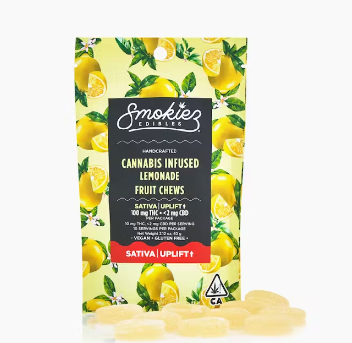 LEMONADE FRUIT CHEWS 10 PACK 100MG
