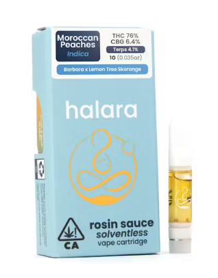 MOROCCAN PEACHES ROSIN SAUCE CARTRIDGE 1G