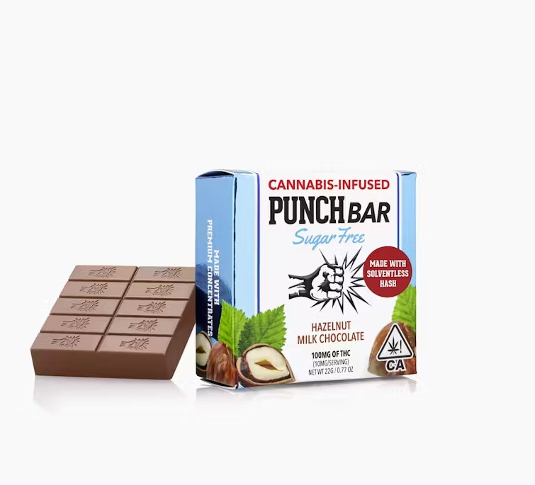 HAZELNUT CHOCOLATE BAR SUGAR FREE 100MG