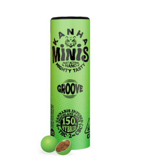 2:1 THC:CBC GROOVE MINIS HYBRID 25 PACK 150MG