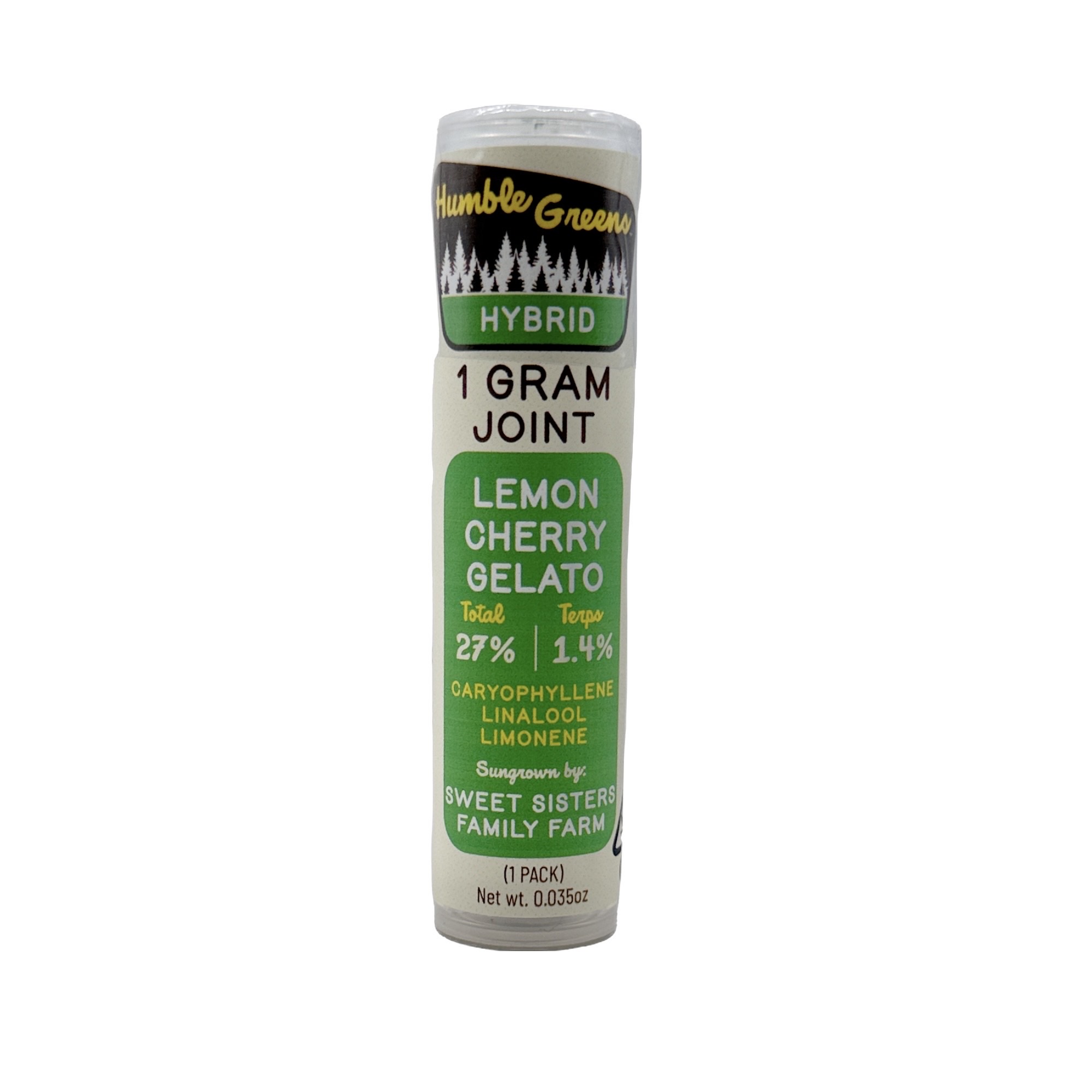 LEMON CHERRY GELATO PREROLL SINGLE 1G