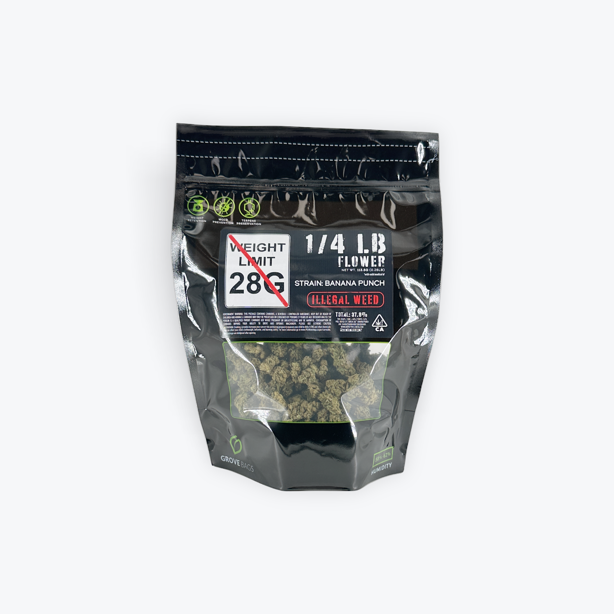 (MEDICAL ONLY) BANANA PUNCH QUARTER POUND