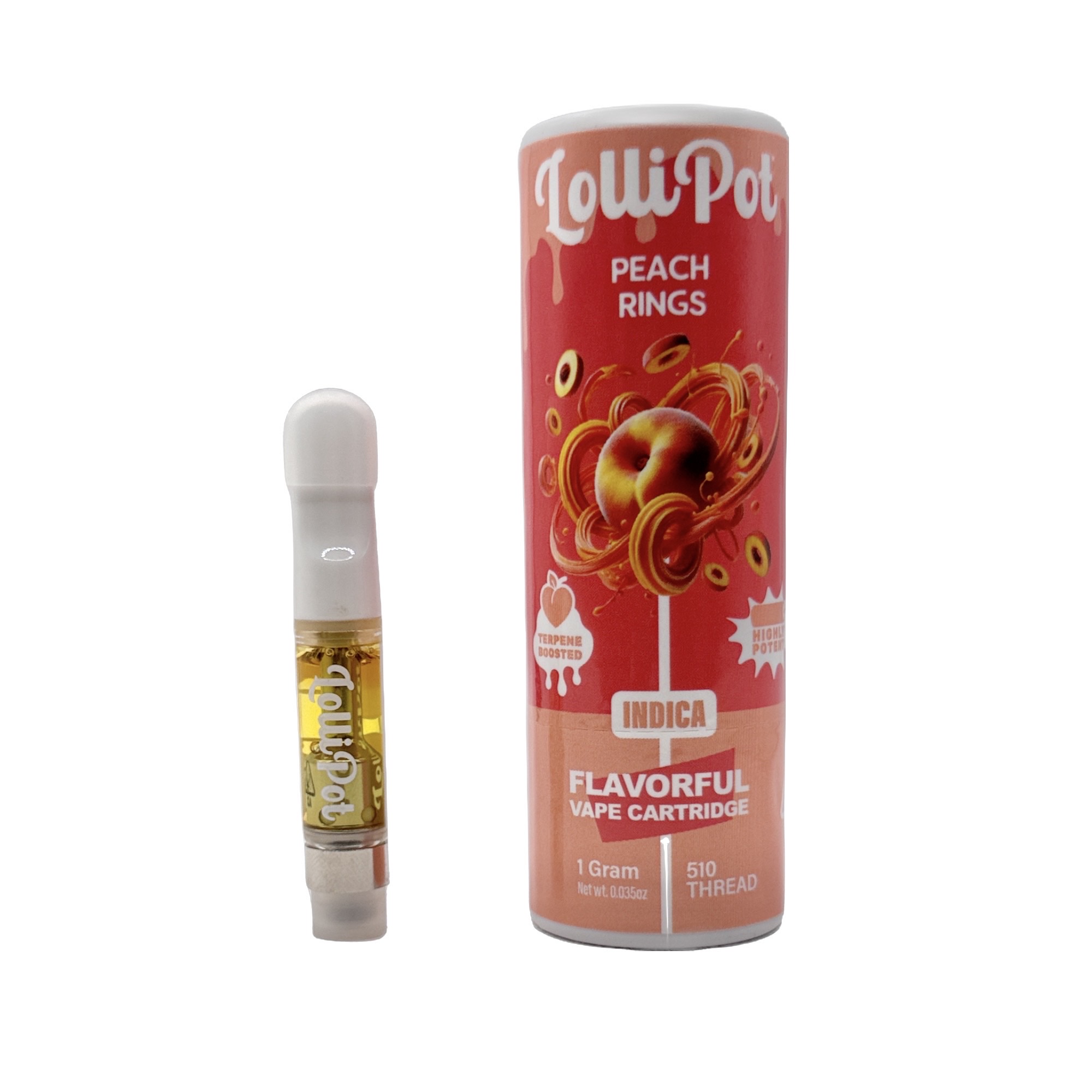 PEACH RINGS INFUSED CARTRIDGE 1G