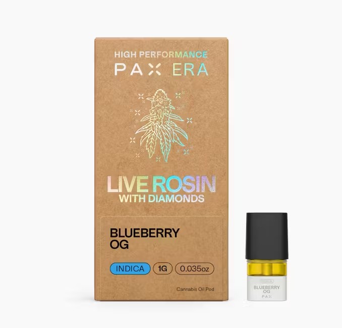 BLUEBERRY OG LIVE ROSIN POD 1G