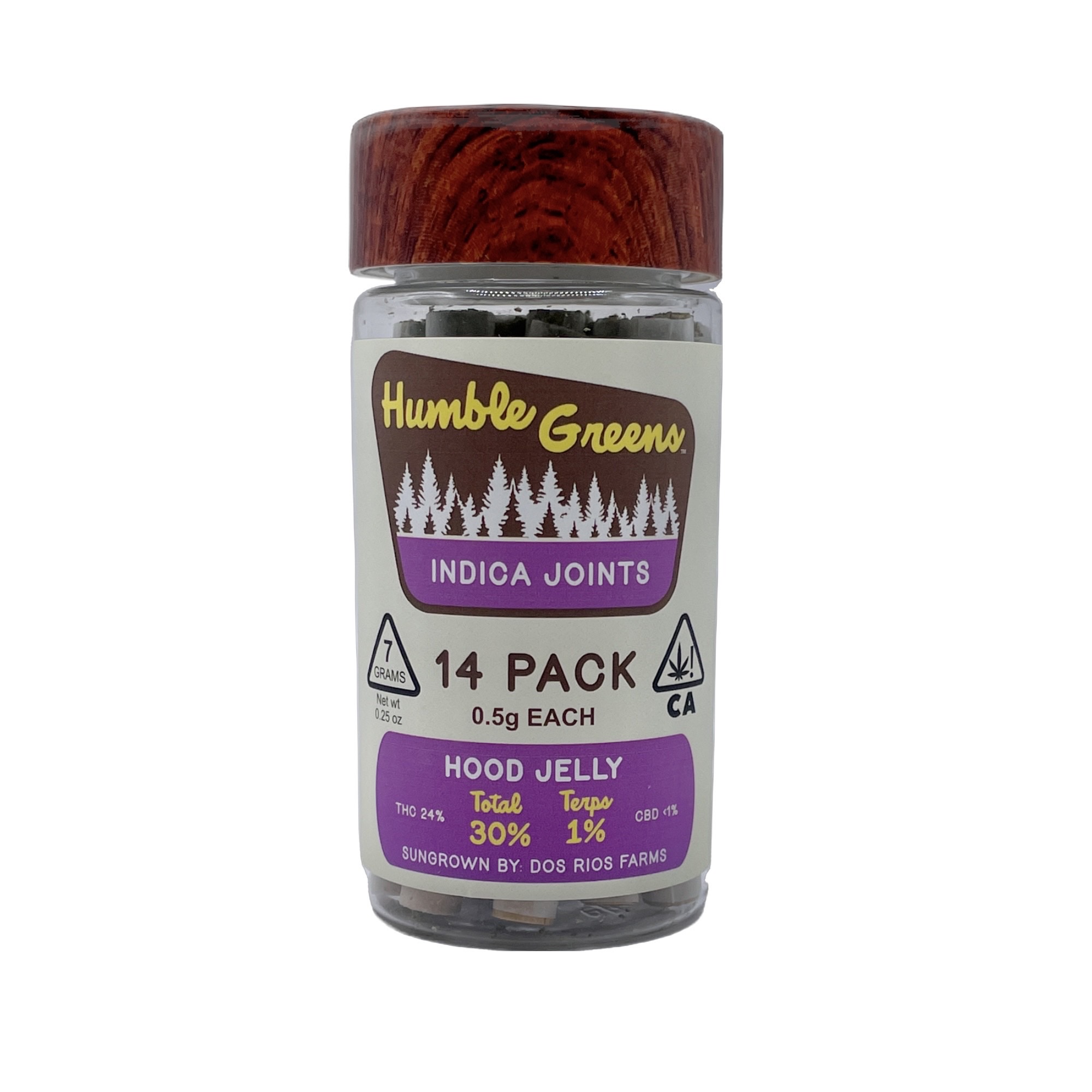 HOOD JELLY PREROLLS 14 PACK 7G
